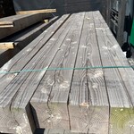 5x Douglas Balken Fijnbezaagd, 200x200mm, lengte 400cm